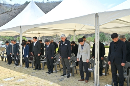 제10회 함백광업소 순직 산업전사 추모제