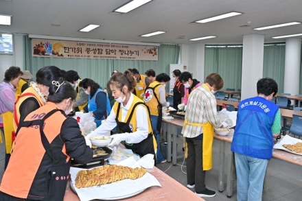 정선 한가위 풍성함 담아 정나누기 행사
