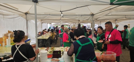 아리랑제 맛을 더하는 주민식당…봉사자도 함께 즐기는 축제로