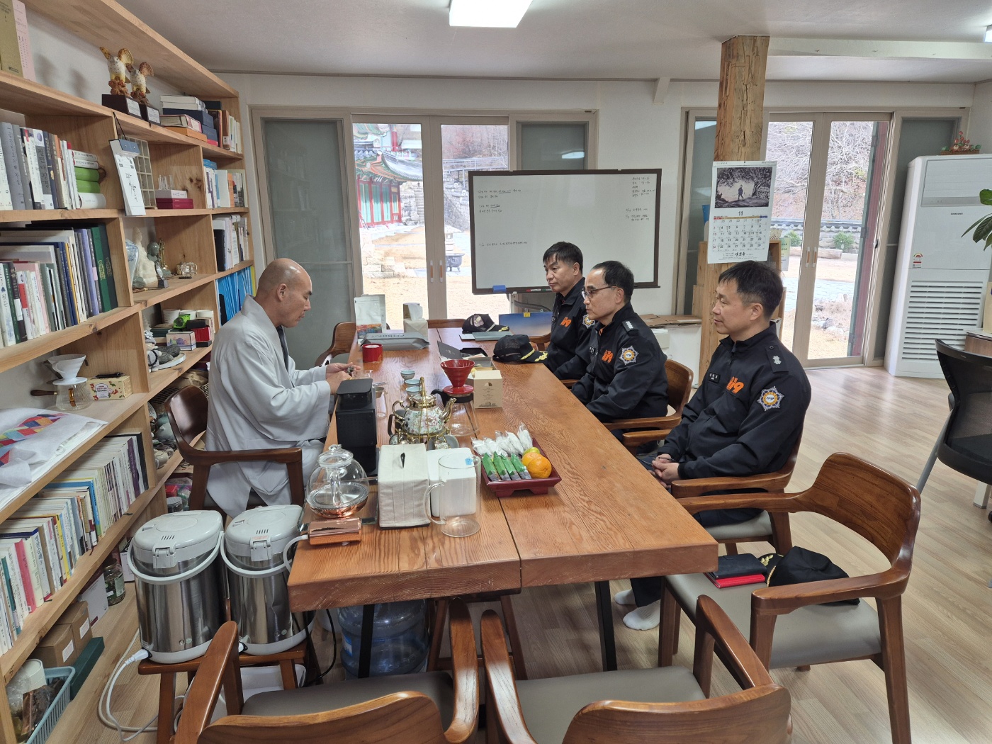 정선소방서, 가을철 산림화재 취약지역 관서장 현장 점검