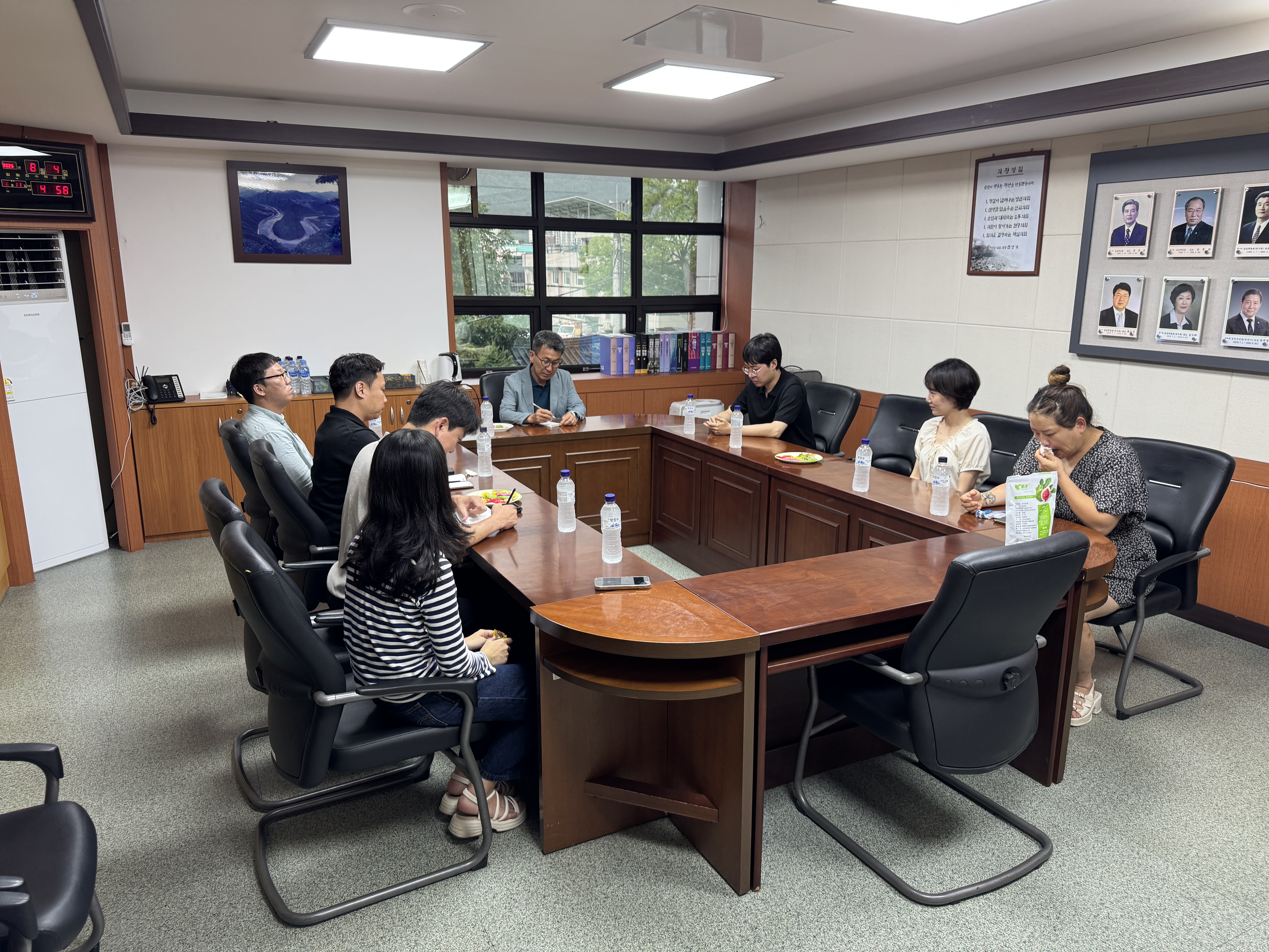 정선군의회, 의장과 함께하는 청렴·소통 토크 실시