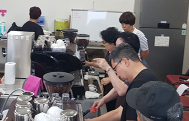 임계면 첫 바리스타 자격증반 개강
