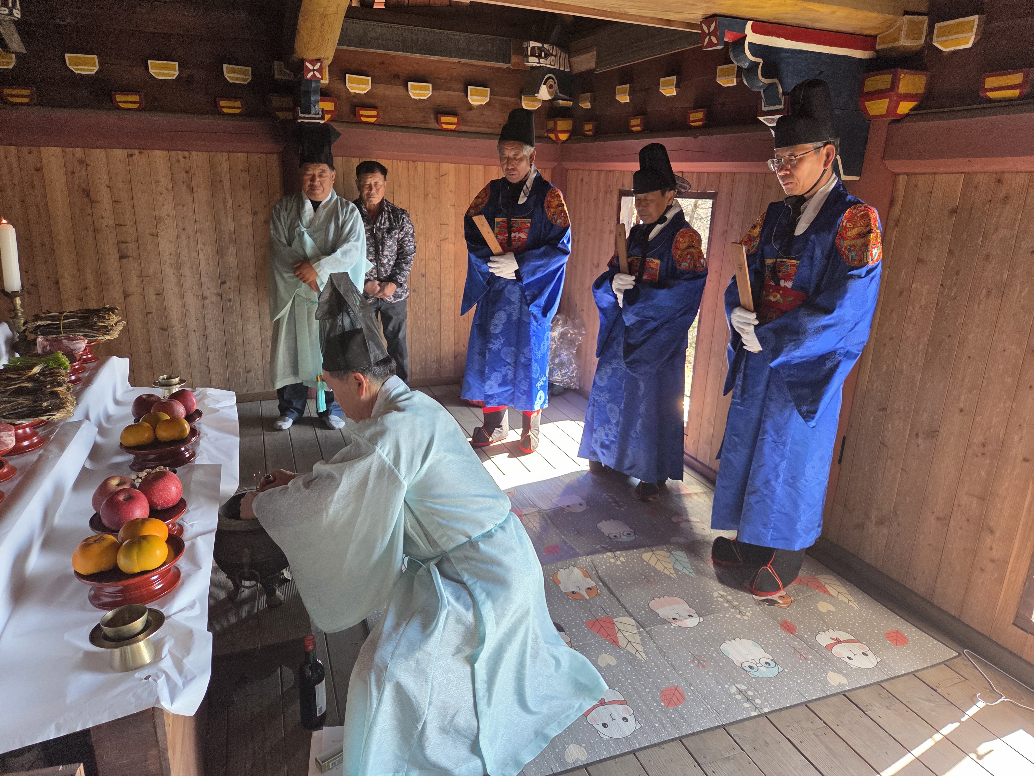 제72회 노추산 이성대 다례제 봉행
